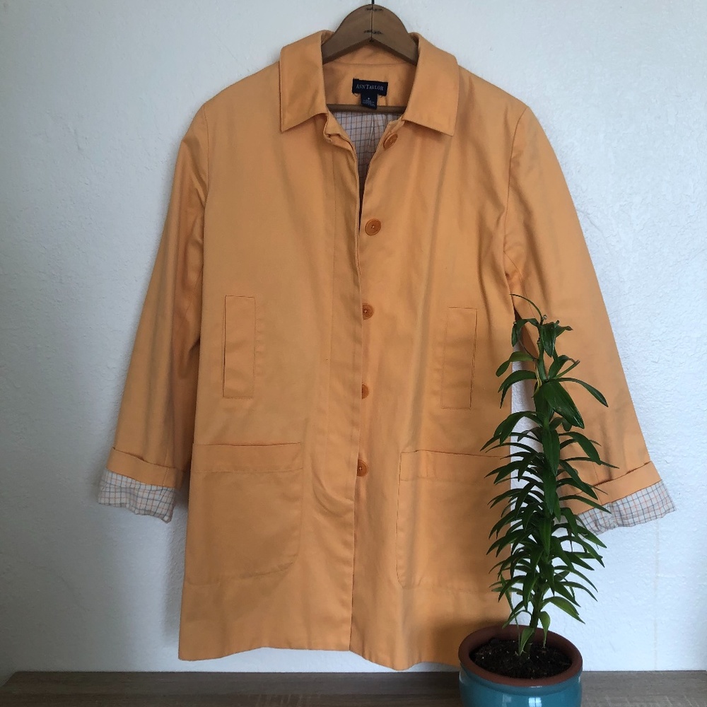 Anne Klein Collared Trench Coat/Jacket
